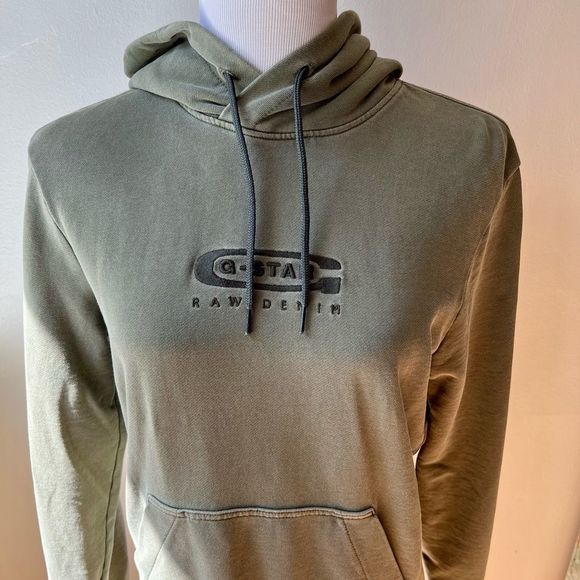G-Star faded green hoodie, size XS - Picture 2 of 8